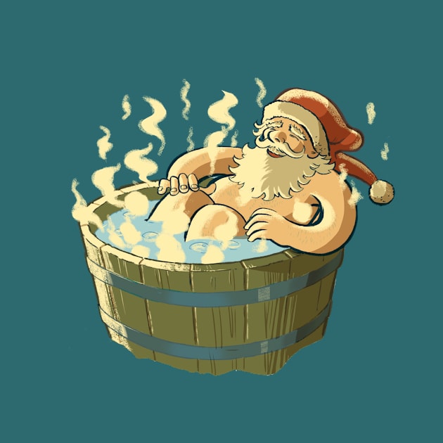 Santa's Bath by dreamland