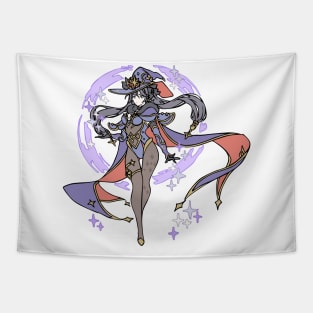 Mona from Genshin Impact Tapestry