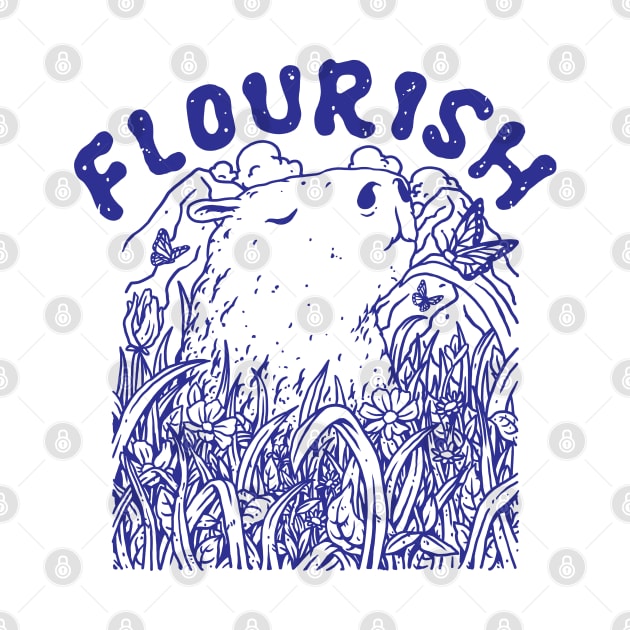 Flourish Capybara by popcornpunk