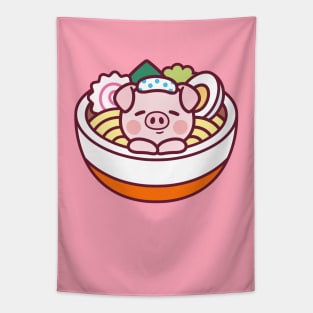 Tonkotsu Ramen Kawaii Tapestry