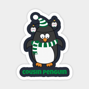 Christmas Penguin Pajama Costume Cousin Penguin Shirt T-Shirt Magnet