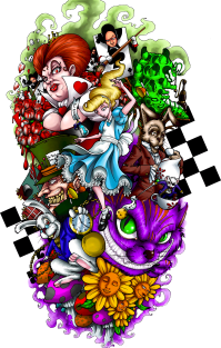 Alice in wonderland Magnet