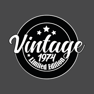 Limited Edition Vintage 1974 birthday - 49st Birthday gift T-Shirt