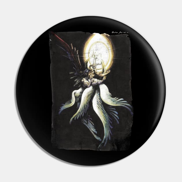 Safer Sephiroth vintage Pin by DRKNT