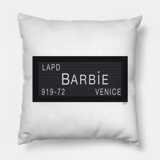 Barbie police ID ~ Barbie Pillow