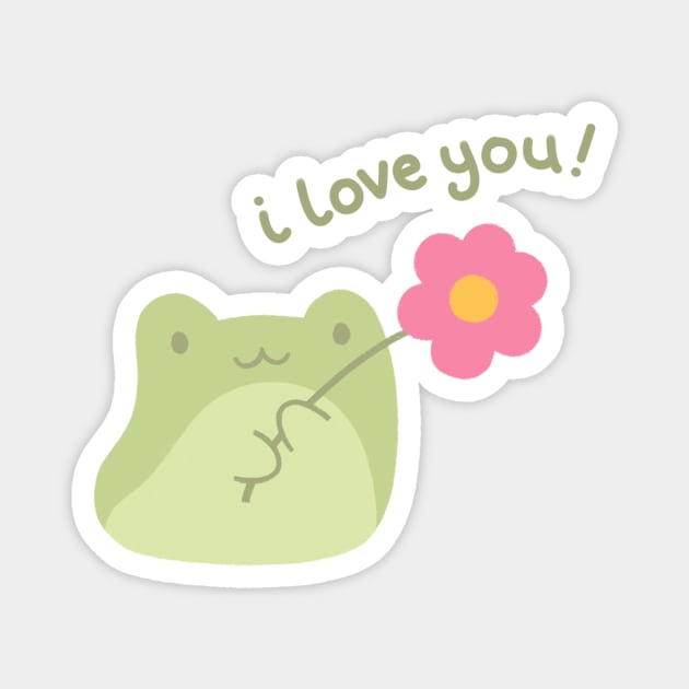 I Love You Frog Magnet by Niamh Smith Illustrations