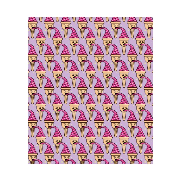 Ice Cream Pattern - Lilac by abtchlr