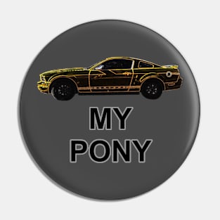 My Pony YellowO Neon Pin