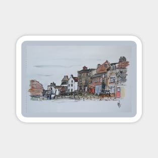 Behind the Staithes Houses Magnet