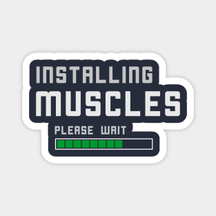 Funny Gym Muscle T-Shirt Magnet