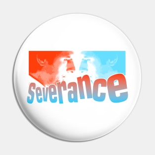 severance series Adam Scott and Britt Lower fan works graphic design by ironpalette Pin