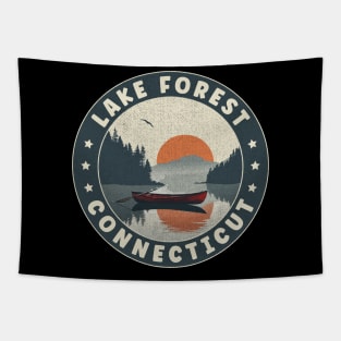 Lake Forest Connecticut Sunset Tapestry