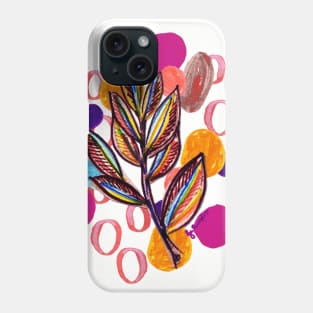 confetti & leaves Phone Case