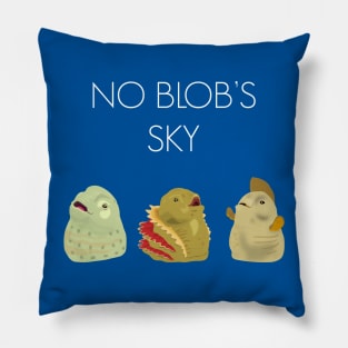 No Blob's Sky Pillow