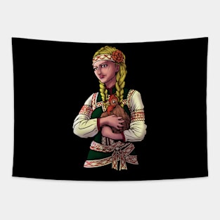 Slavic goddess Mokosh Tapestry