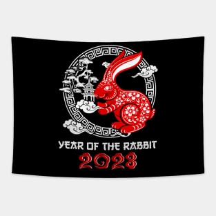 Year Of the Rabbit 2023 - Chinese Zodiac New Year 2023 Tapestry