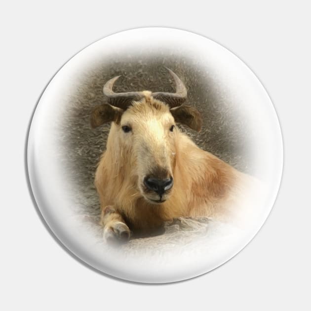 Gnu goat-Takin Pin by Guardi