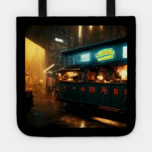 Ramen Truck - Cyberpunk Cityscapes Tote