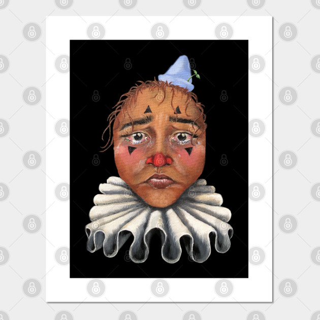 Sad Clown Painting Clown Posters And Art Prints Teepublic