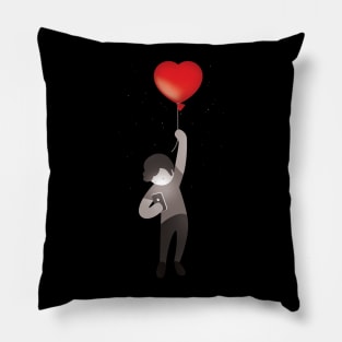 Floating Heart Pillow