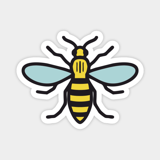 Manchester Bee Magnet by JamieEvans