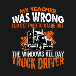 My Teacher Truck Driver T-Shirt