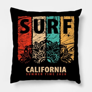 Surf California Pillow