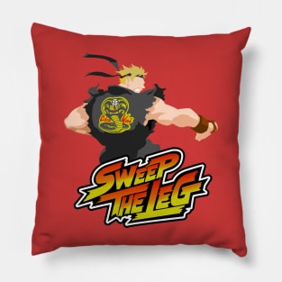 sweep the leg - cobra kai Pillow