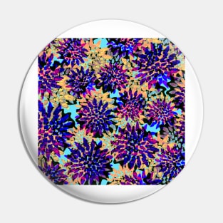 Poppin’ Petals - Digitally Illustrated Abstract Flower Pattern for Home Decor, Clothing Fabric, Curtains, Bedding, Pillows, Upholstery, Phone Cases and Stationary Pin