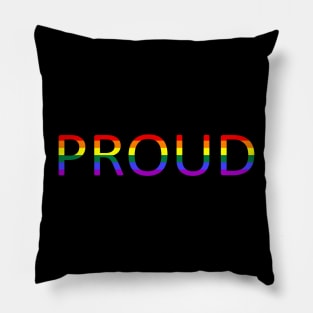 Proud LGBT Rainbow Flag Pillow