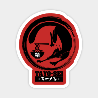 Tayo-Sei Black Fox 2 Sided Magnet