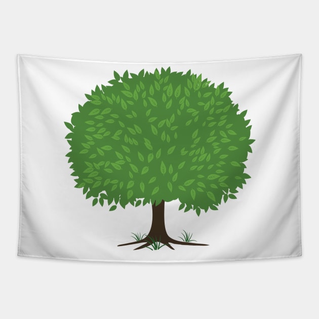 Great Leafy Tree Tapestry by SWON Design