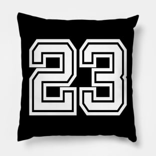 Numbers 23 for a sports team, group, or community Pillow