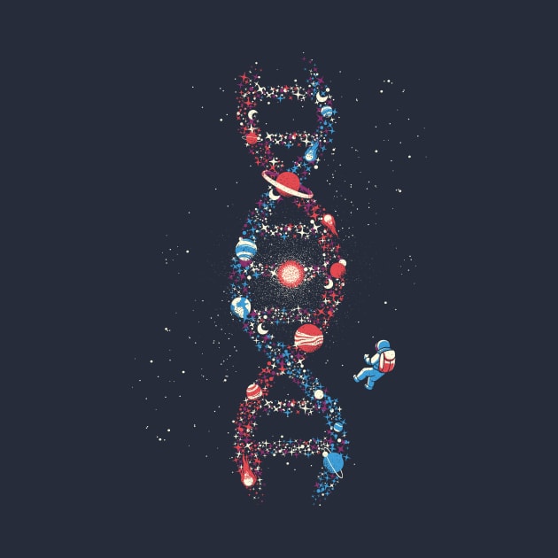 DNA Astronaut Galaxy We Are Stardust by Tobe Fonseca by Tobe_Fonseca