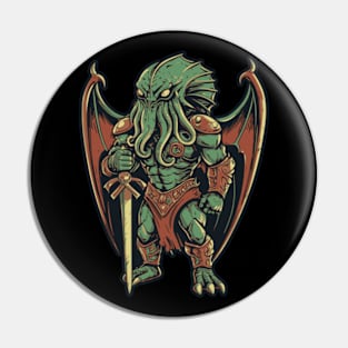 Cthulhu Knight Pin