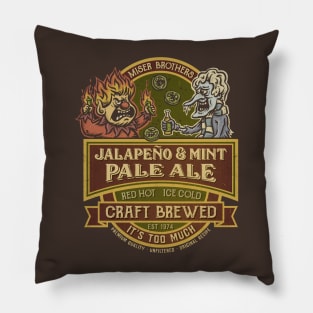 Miser Brothers Jalapeno and Mint Ale Pillow