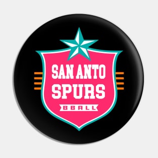 Spurs Label Pin