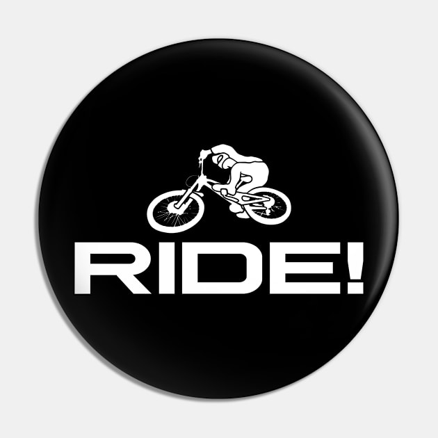 Ride Mountain Bike Pin by BIGUP