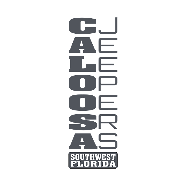 Charcoal Vertical Logo by Caloosa Jeepers 