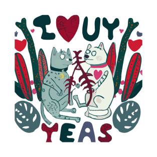 Purrfect Match for Your Valentine's T-Shirt