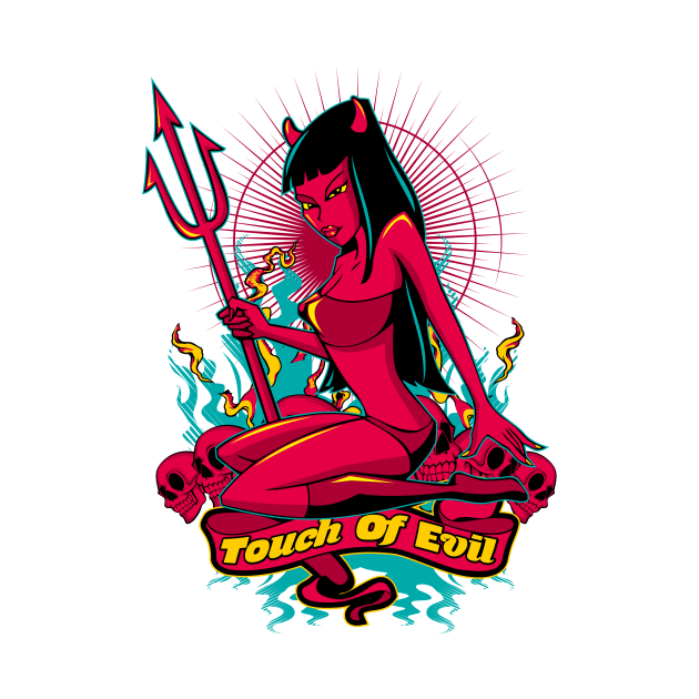 Devil Pin-Up Girl - Touch of evil by fatline