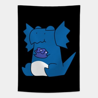 Blueberry Dilophosaurus Tapestry