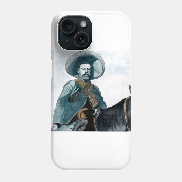 Pancho Villa Phone Case by RedDragon_Watercolors