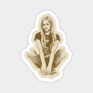 Avril Lavigne Retro Magnet