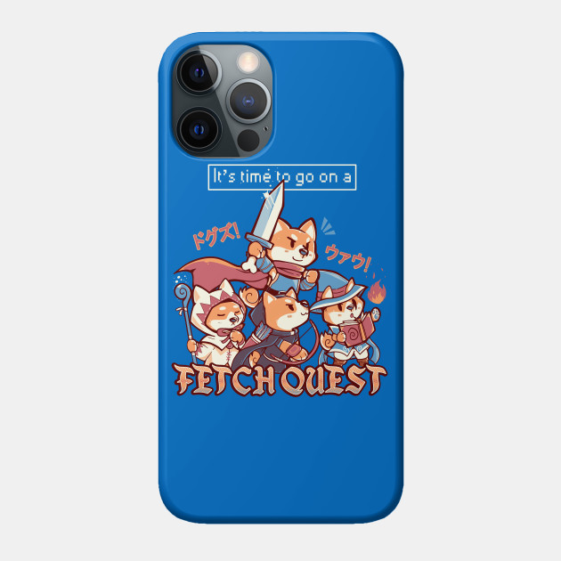 It's Time to go on a Fetch Quest - Shiba Inu - Phone Case