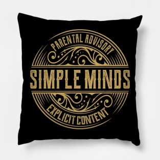 Simple Minds Vintage Ornament Pillow