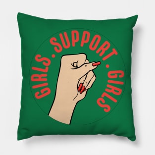 Girls Support Girls Soft Cotton Pillow