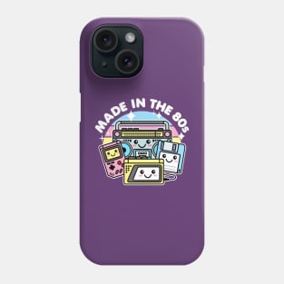 Made in the 80s Cute Kawaii Art Phone Case