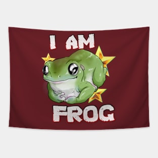 I am frog (Litoria caerulea vers.) Tapestry