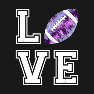 love football american football lover gift camo football T-Shirt